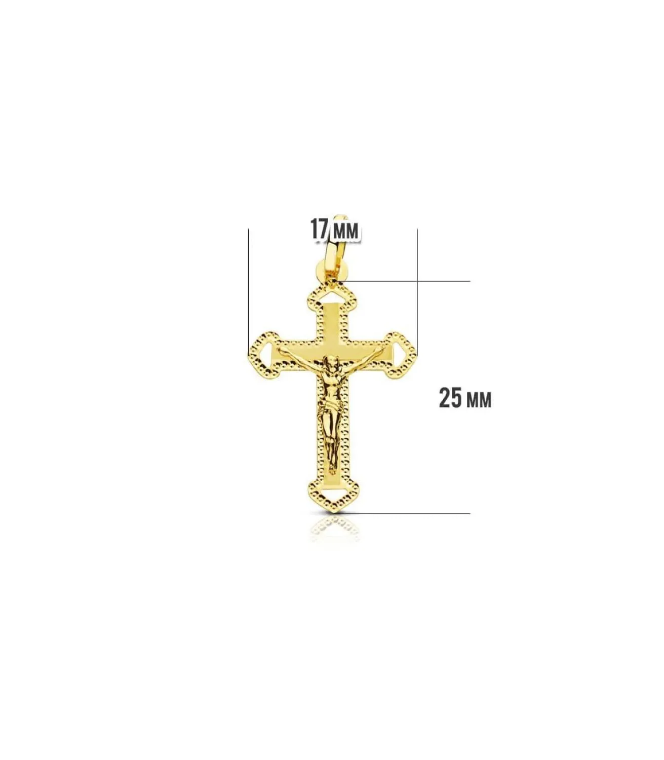 Cruz Cristo Tallada 18 Ktes<Alda Joyeros Fashion