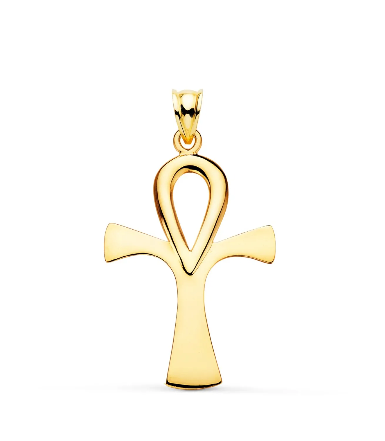 Cruz De La Vida Oro Amarillo 18 K 36 Mm<Alda Joyeros Clearance