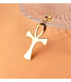 Cruz De La Vida Oro Amarillo 18 K 36 Mm<Alda Joyeros Clearance