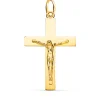 Cruz De Oro Cristo 18K 38Mm Rectangular Brillo<Alda Joyeros Flash Sale