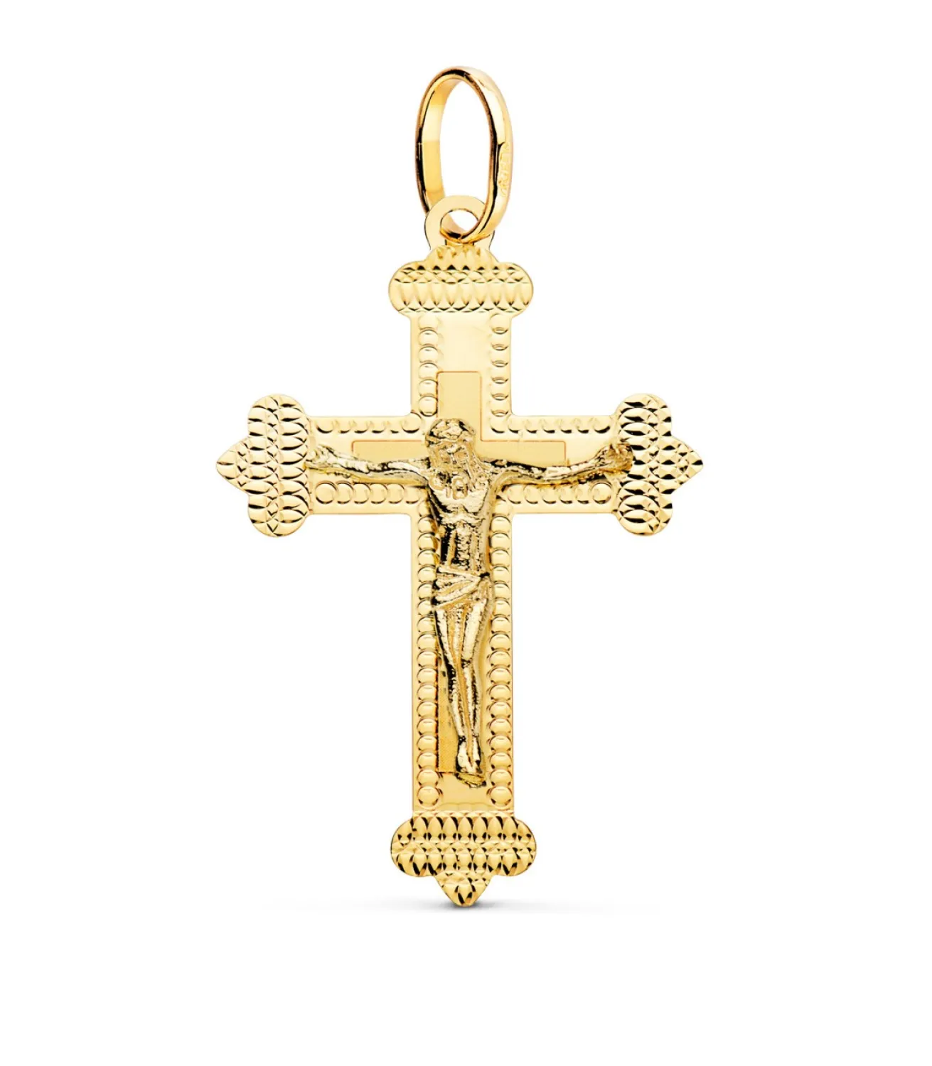 Cruz Diamantada Oro 18 K Cristo 35 Mm<Alda Joyeros Cheap