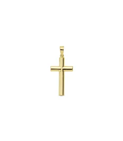 Cruz 18K 25 Mm Lisa<Alda Joyeros Sale