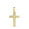 Cruz Lisa De Oro Amarillo 18 K 21 Mm<Alda Joyeros Store