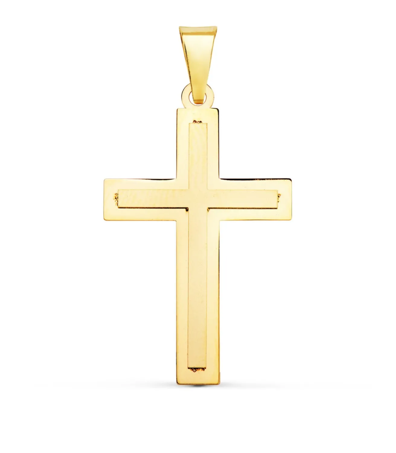 Cruz Oro 18 K Rectangular Plana<Alda Joyeros Best Sale