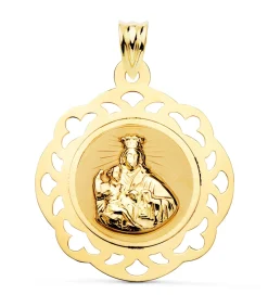Escapulario Calado V. Carmen Y C. Jesus Oro 18K 28Mm<Alda Joyeros Outlet