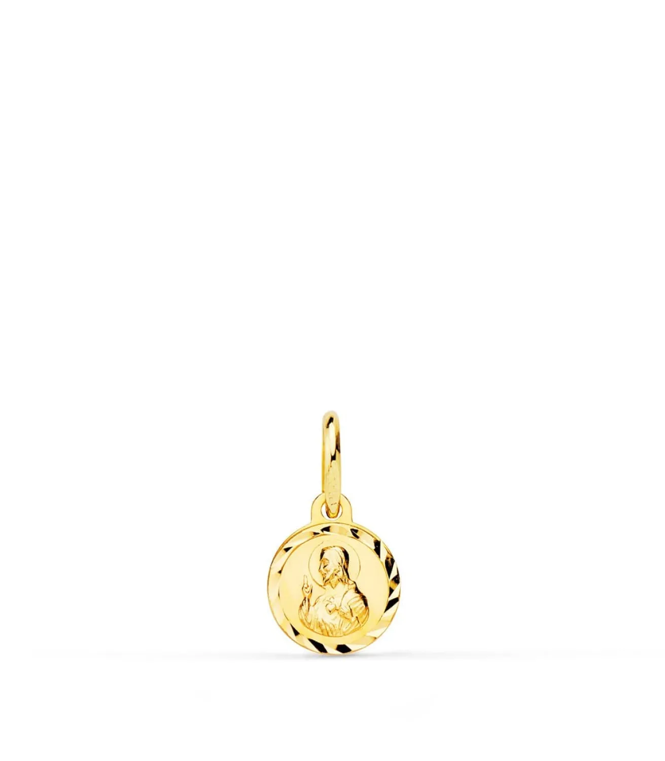 Escapulario Corazon Jesus-V.Carmen Mini Oro 18Ktes<Alda Joyeros Discount