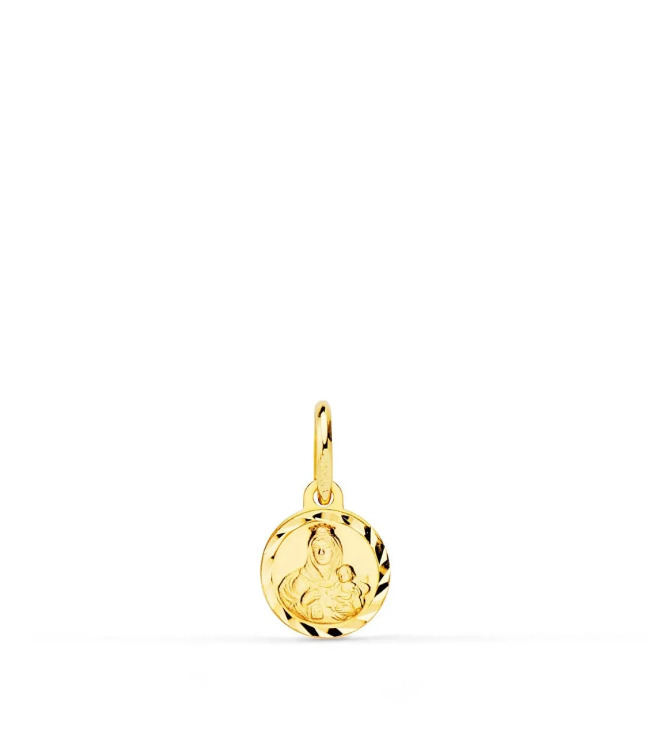 Escapulario Corazon Jesus-V.Carmen Mini Oro 18Ktes<Alda Joyeros Discount