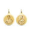Escapulario V. Carmen Y C. Jesus Oro 9K 22 Mm Brillo<Alda Joyeros Shop