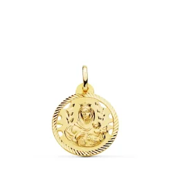 Escapulario V. Carmen Y C. Jesus Oro 18K 20 Mm Calado<Alda Joyeros Best Sale