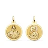 Escapulario V. Carmen Y C. Jesus Oro 18K 20 Mm Brillo<Alda Joyeros Cheap