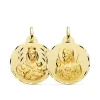 Escapulario V. Carmen Y C. Jesus Oro 18K 26 Mm Tallado<Alda Joyeros Flash Sale