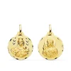 Escapulario V. Carmen Y C. Jesus Oro 18K 20Mm Tallado<Alda Joyeros Outlet