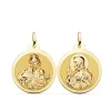 Escapulario V. Carmen Y C. Jesus Oro 18K 24 Mm Brillo<Alda Joyeros Shop