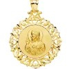 Escapulario V. Carmen Y C. Jesus Oro 18K Cerco 45 Mm<Alda Joyeros Store
