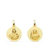 Escapulario V. Carmen Y C. Jesus Oro 18K 16 Mm<Alda Joyeros Best Sale