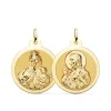 Escapulario V. Carmen Y C. Jesus Oro 18K 26 Mm Brillo<Alda Joyeros Hot