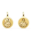 Escapulario V. Carmen Y C. Jesus Oro 18K 16 Mm Brillo<Alda Joyeros Shop