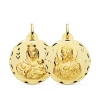Escapulario V. Carmen Y C. Jesus Oro 18K 28 Mm Tallado<Alda Joyeros Fashion