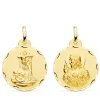 Escapulario V. De Las Angustias Y Corazon De Jesus Oro 18K 22 Mm<Alda Joyeros Shop