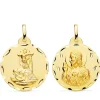 Escapulario V. De Las Angustias Y Corazon De Jesus Oro 18K 24 Mm<Alda Joyeros Online