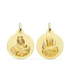 Escapulario V. Del Carmen Y C. Jesus Oro 18K 22 Mm<Alda Joyeros Fashion