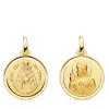 Escapulario V. Del Rocio Y C. Jesus Oro 18K 18 Mm<Alda Joyeros Online