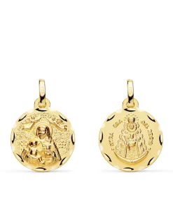 Escapulario V. Del Rocio Y V. De Cinta Oro 18K 16 Mm<Alda Joyeros Best