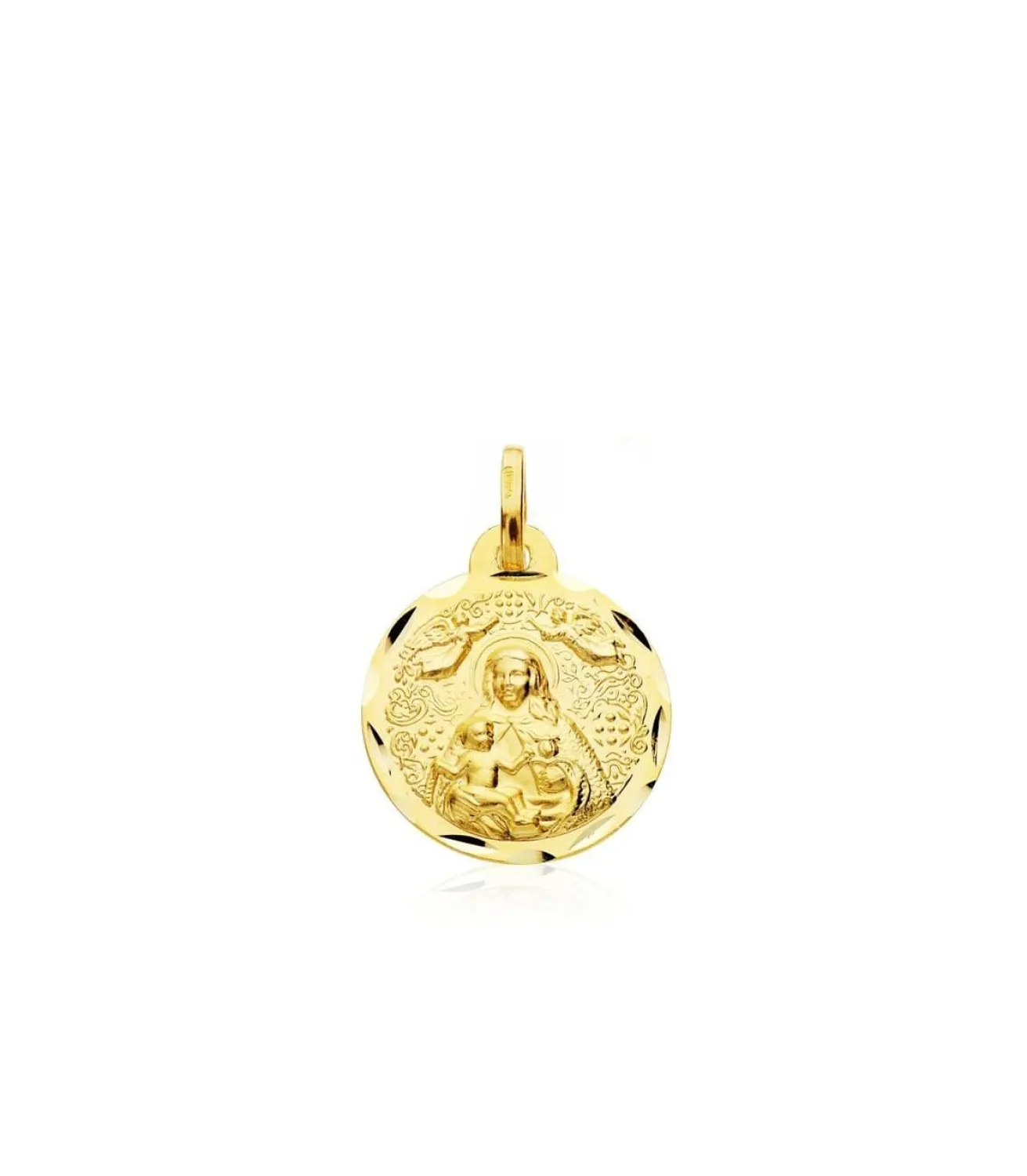 Escapulario V. Del Rocio Y V. De Cinta Oro 18K 16 Mm<Alda Joyeros Best