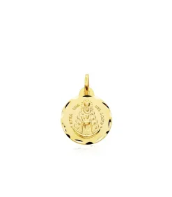 Escapulario V. Del Rocio Y V. De Cinta Oro 18K 16 Mm<Alda Joyeros Best