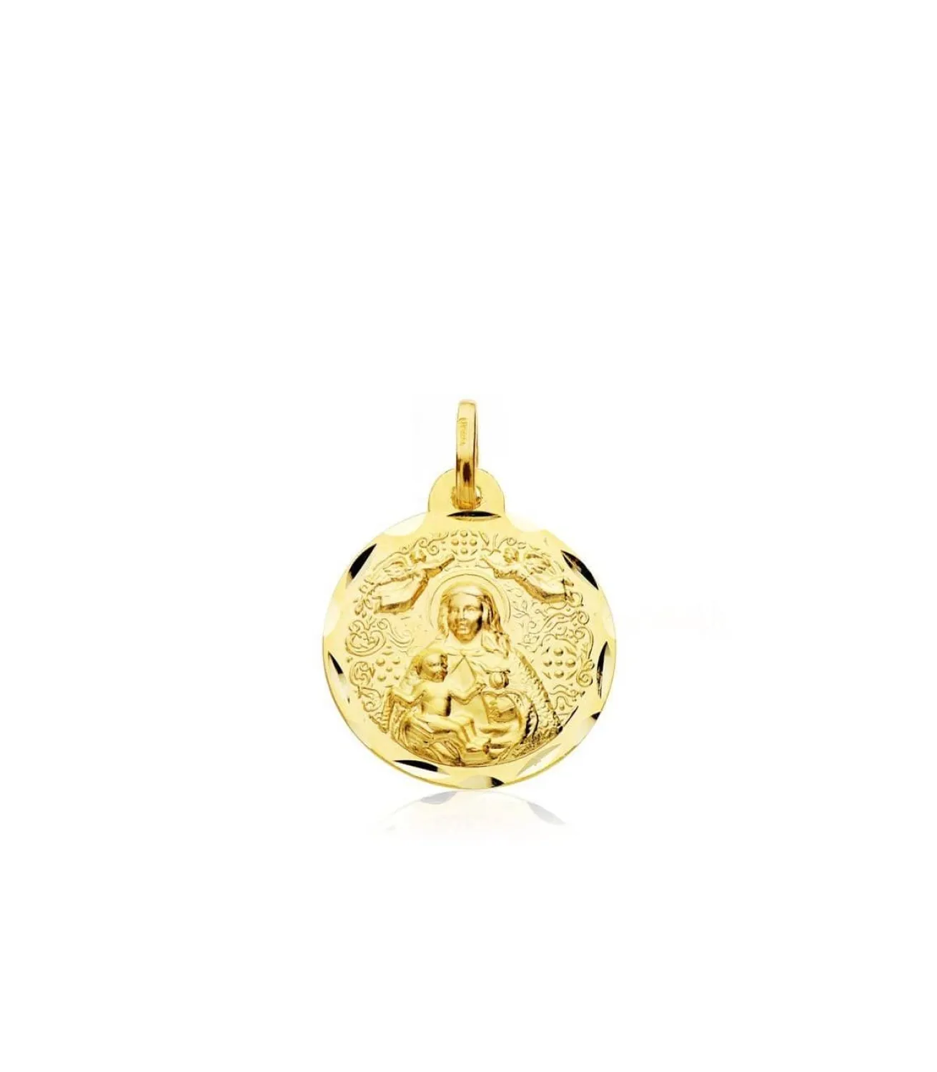 Escapulario V. Del Rocio Y V. De Cinta Oro 18K 18 Mm<Alda Joyeros New