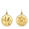 Escapulario V. Montserrat Y San Jorge Oro 18K 18 Mm Bisel<Alda Joyeros Cheap