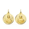Escapulario Virgen Carmen Y Corazon Jesus Medalla Oro 18K Helice 22 Mm<Alda Joyeros Sale