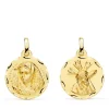 Escapulario Virgen Macarena Y Cristo Del Gran Poder 18K 18Mm<Alda Joyeros Discount