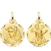 Escapulario Virgen Macarena Y Gran Poder Oro 18 K 24Mm<Alda Joyeros Online