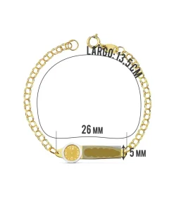 Esclava Bebé Bicolor 18 Ktes 2 Reloj<Alda Joyeros Fashion