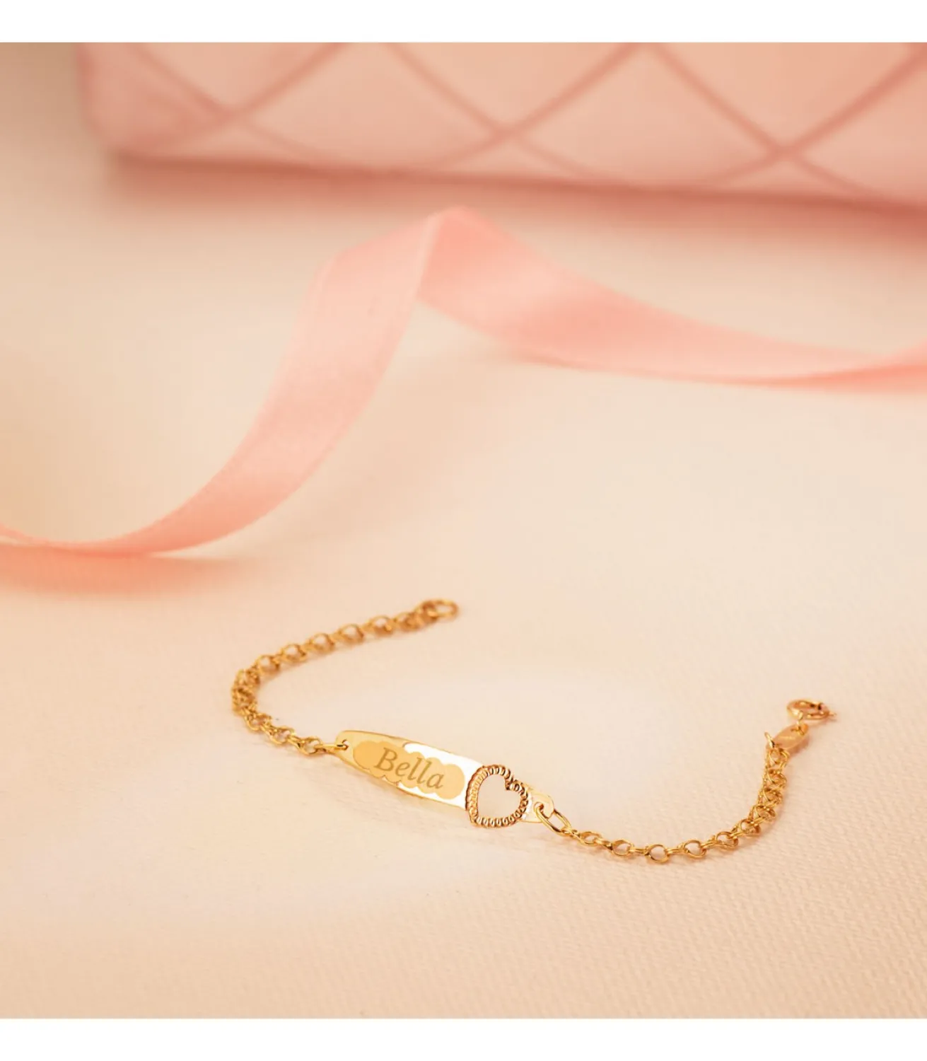Esclava Bebé Corazon Oro 18K 13Cm<Alda Joyeros Cheap