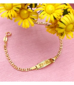 Esclava Bebé Oro Amarillo 18K Ancla<Alda Joyeros Online