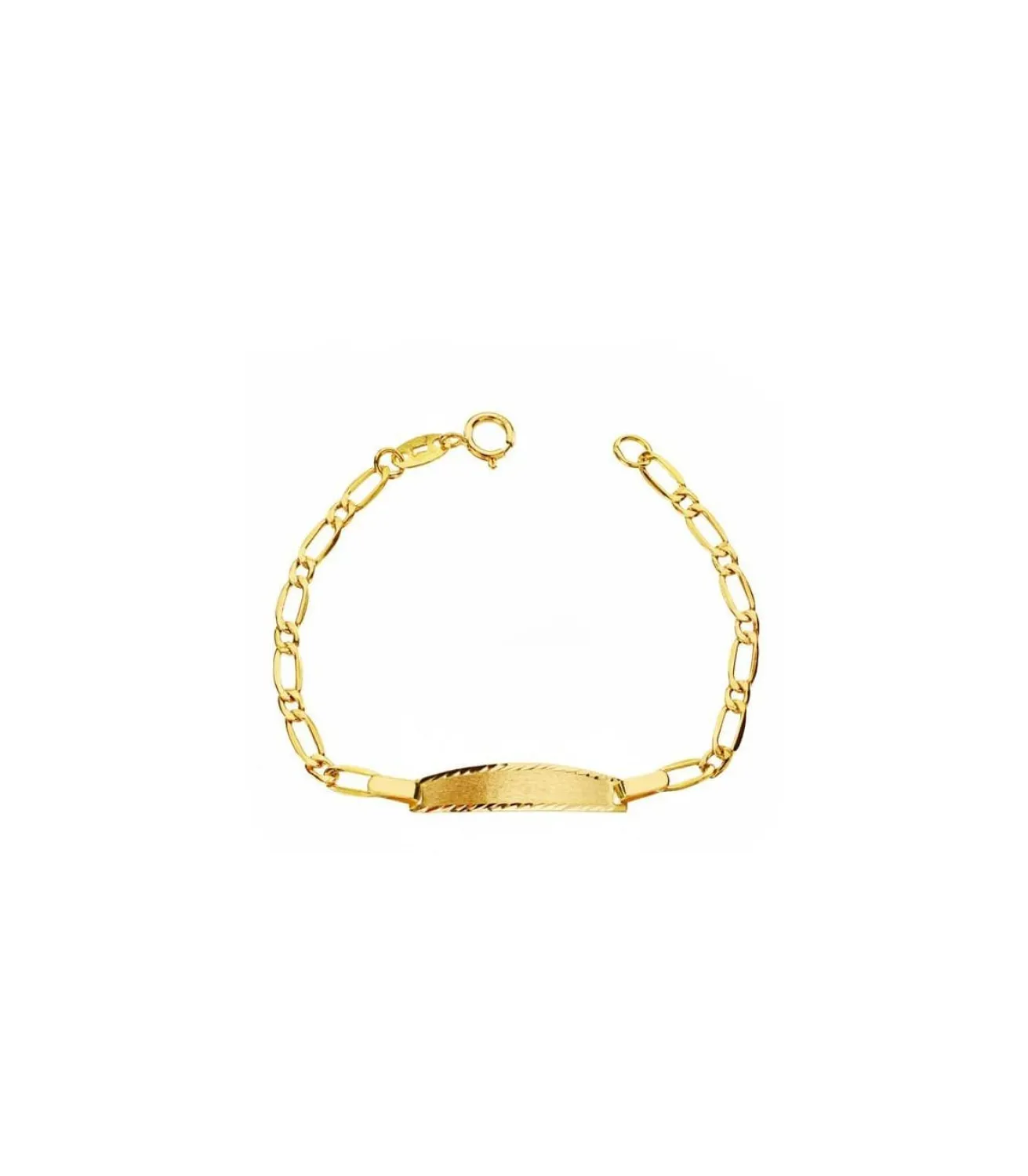 Esclava Bebé Oro 18Ktes - Eslabon 1X1<Alda Joyeros Online