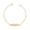 Esclava De Bebé Oro 18K 14,5 Cm Flor Y Perla<Alda Joyeros Outlet
