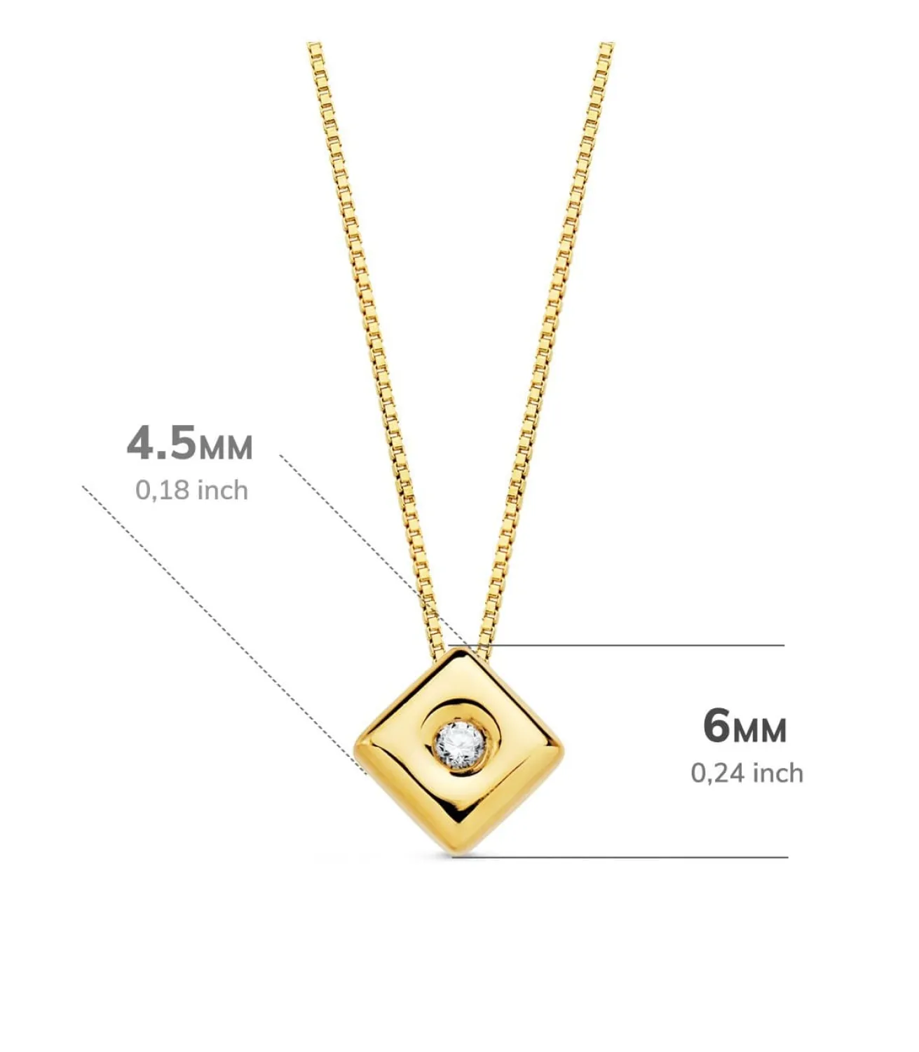 Gargantilla Cherie Diamantes 0.015 Qtes. Oa 18K<Alda Joyeros Online