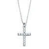 Gargantilla Cruz Diamante 0.090 Qtes. Ob 18K<Alda Joyeros Store