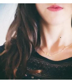 Gargantilla Cruz Magna 18 Ktes<Alda Joyeros Cheap