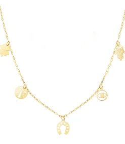 Gargantilla De Oro 18K Lucky Charm<Alda Joyeros New