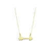 Gargantilla Flecha Mujer Oro Amarillo18K<Alda Joyeros Store