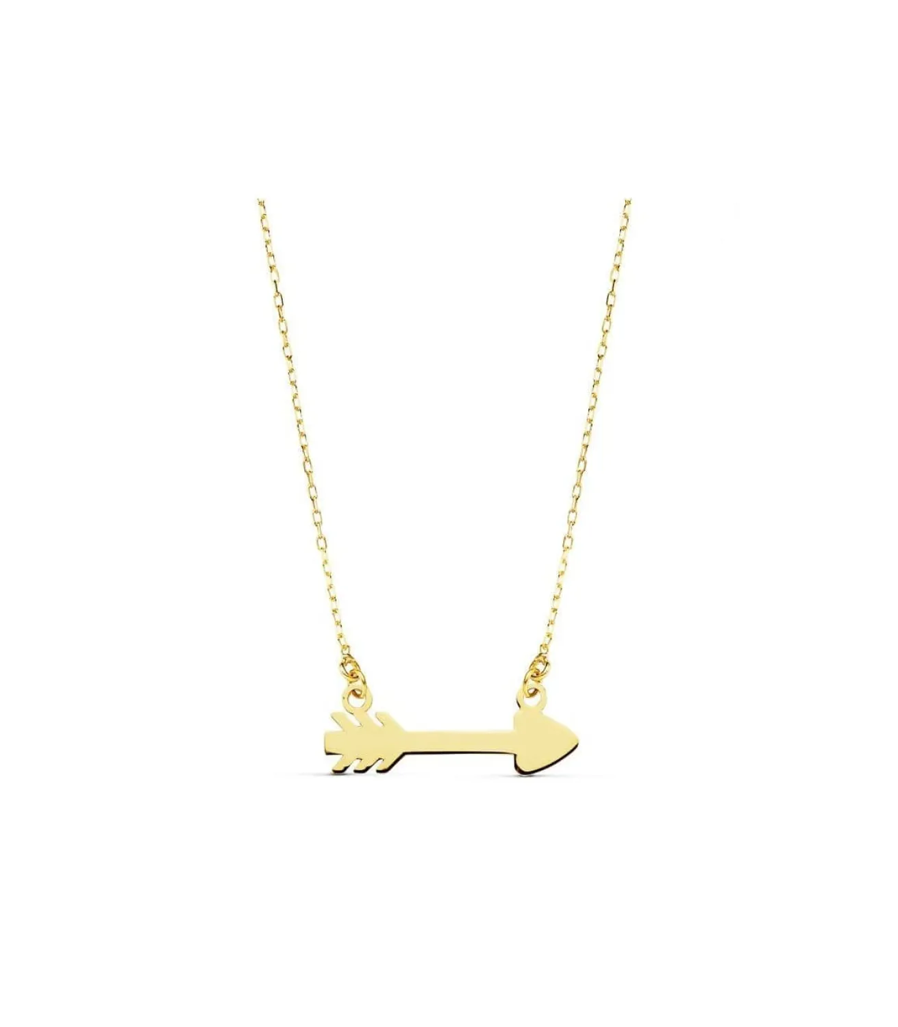 Gargantilla Flecha Mujer Oro Amarillo18K<Alda Joyeros Store