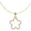 Gargantilla Maribel Flor Oro Amarillo 18K 42 + 3Cm<Alda Joyeros Sale
