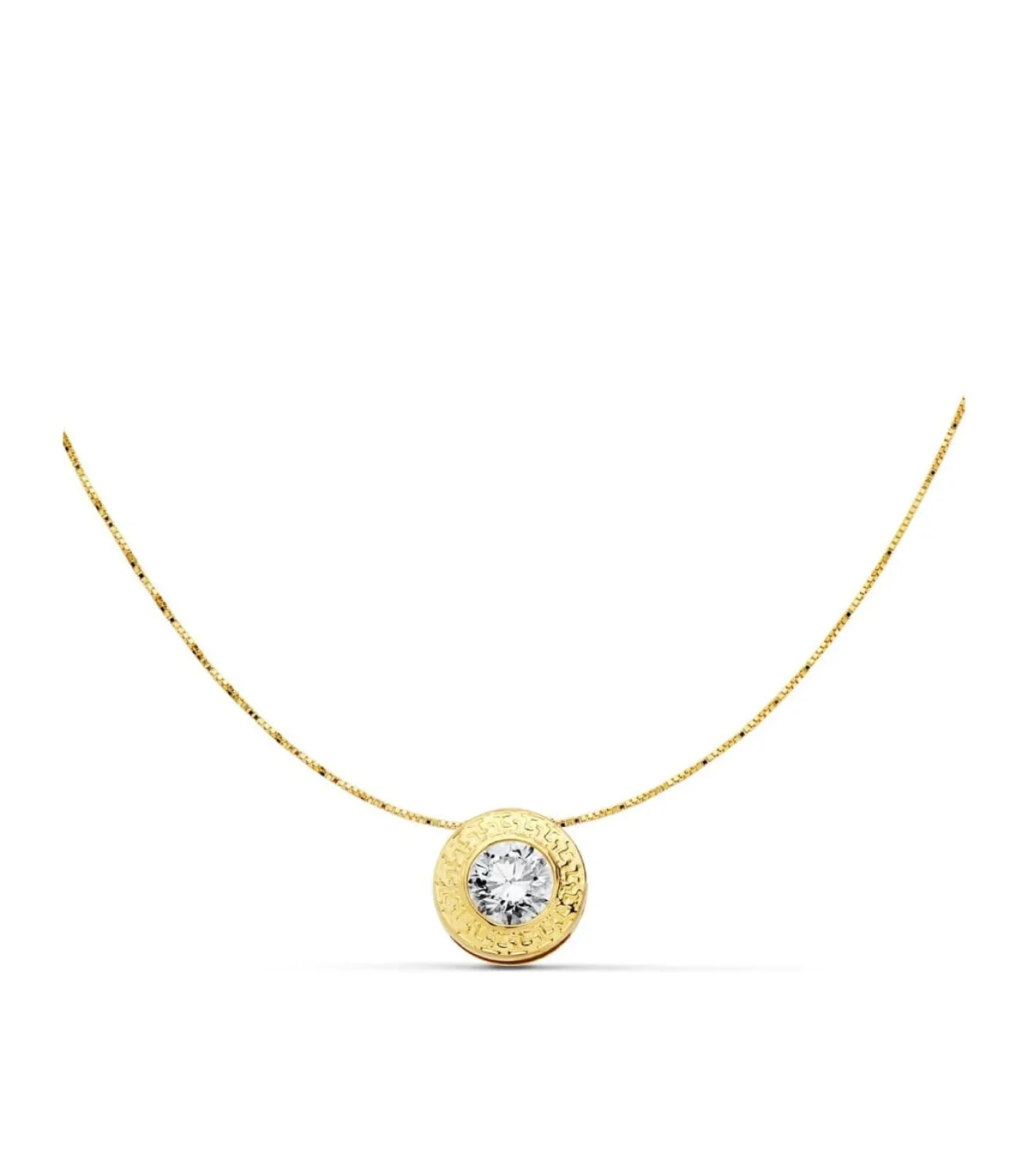 Gargantilla Monique Oro Amarillo 18 K Chaton Y Cadena<Alda Joyeros Store