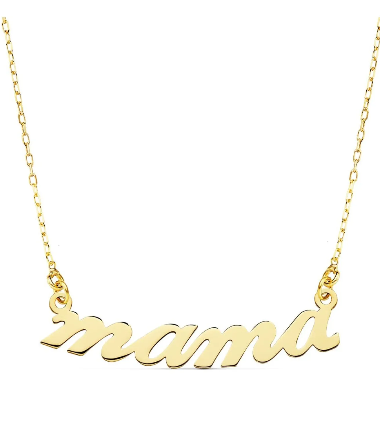 Gargantilla Mujer Oro Amarillo 18K Letras Mama<Alda Joyeros Fashion