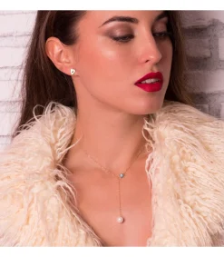 Gargantilla Mujer Oro 18K Pearl & Diamond 0.015 Qtes<Alda Joyeros Outlet
