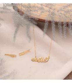 Gargantilla Nombre Personalizado Oro 18K<Alda Joyeros Shop